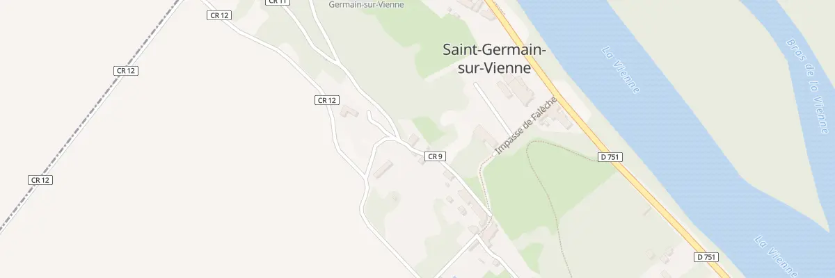 Plan du 160 Faleche à Saint-Germain-sur-Vienne