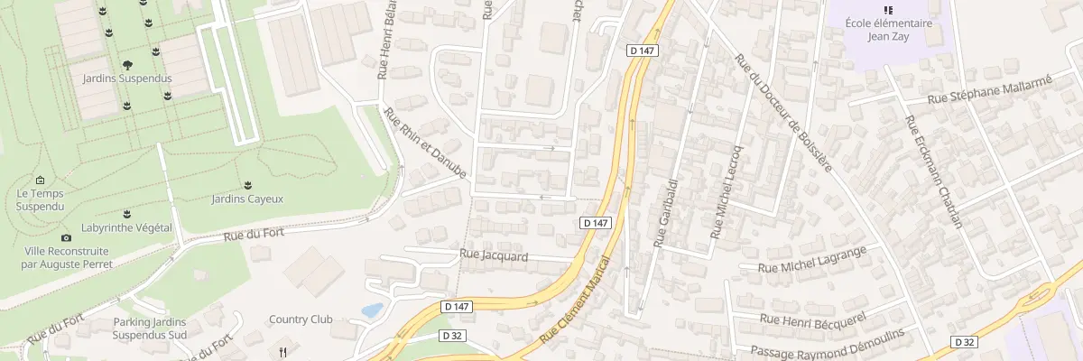 Plan du 8 Rue de la Côte Varin au Havre