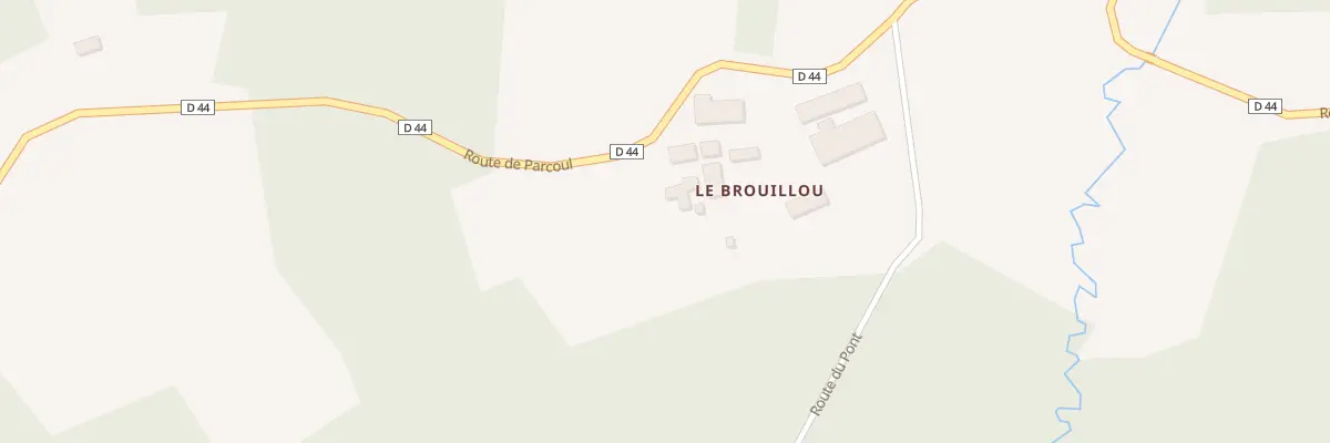 Plan du 39 Le Brouillou à Saint Aulaye-Puymangou