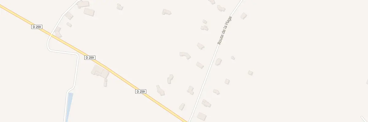 Plan du 175 Rte de la Hage à Lagupie