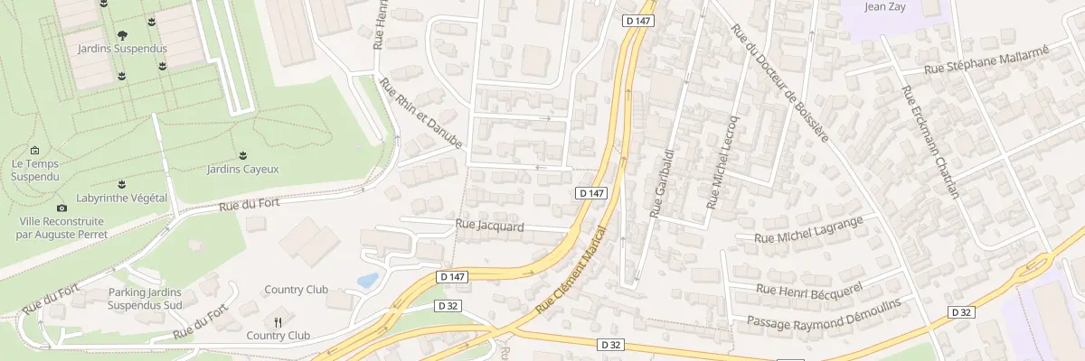 Plan du 7 Rue de la Côte Varin au Havre