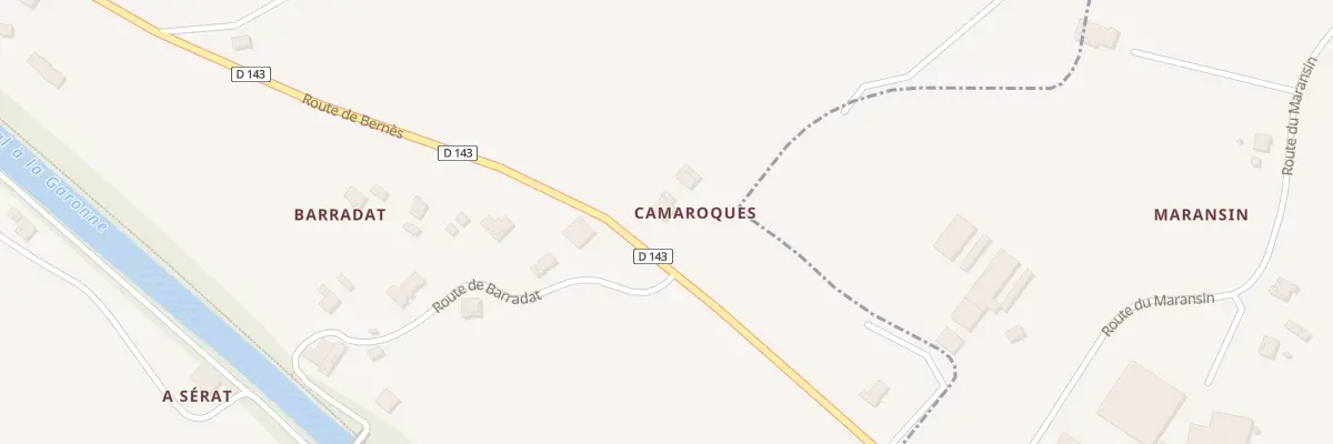 Plan du 466 Rte des Bernès à Marcellus