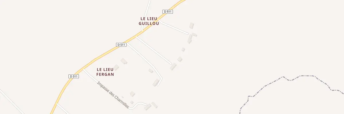 Plan du 5054 Le Lieu Guillou au Mesnil-Simon