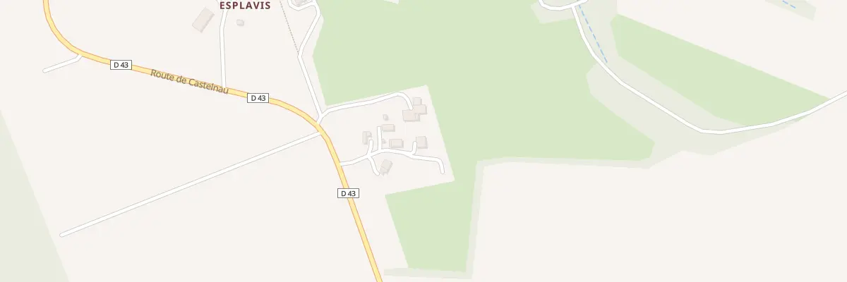 Plan du 2398 Rte de Castelnau à Eauze