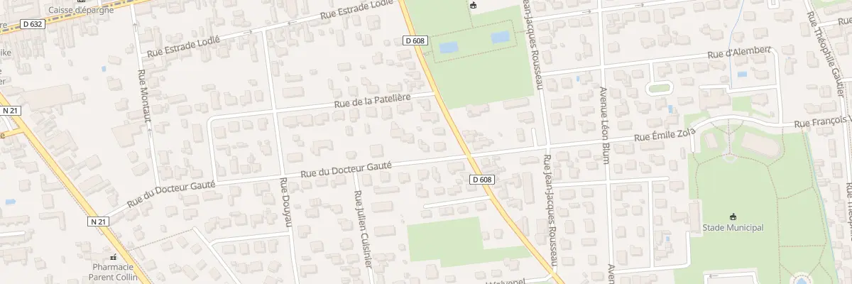 Plan du 3 Rue du Doct Gaute à Séméac