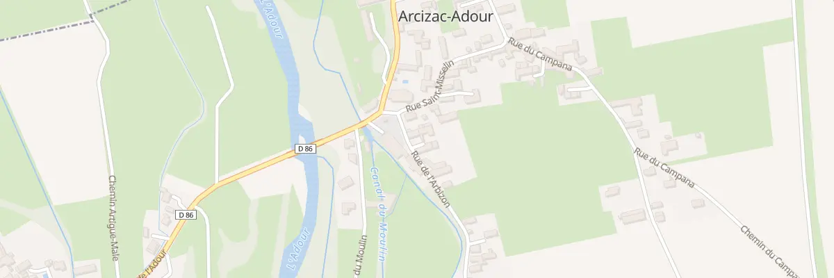 Plan du 35 Rue de l’Arbizon à Arcizac-Adour