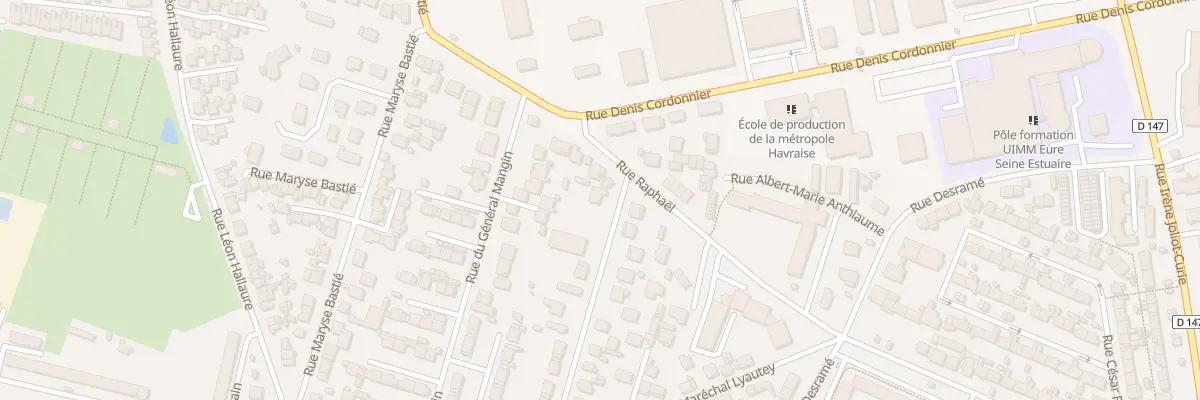 Plan du 71 Rue Henri Labbay au Havre