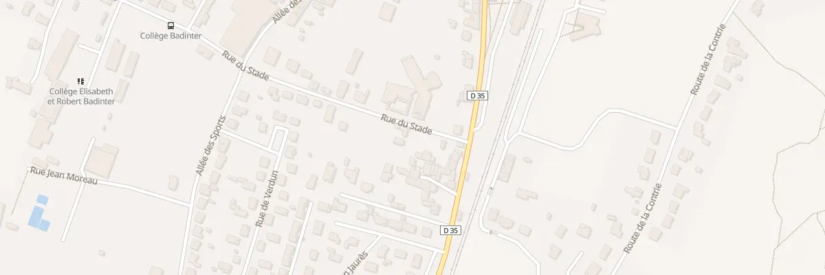 Plan du 8 Rue du Stade à La Couronne