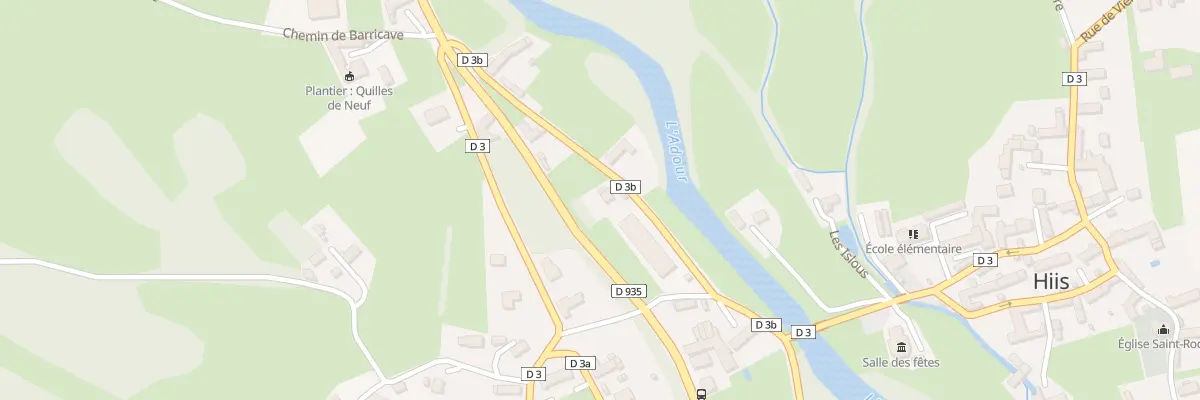 Plan du 203 Rue du Castéra à Hiis