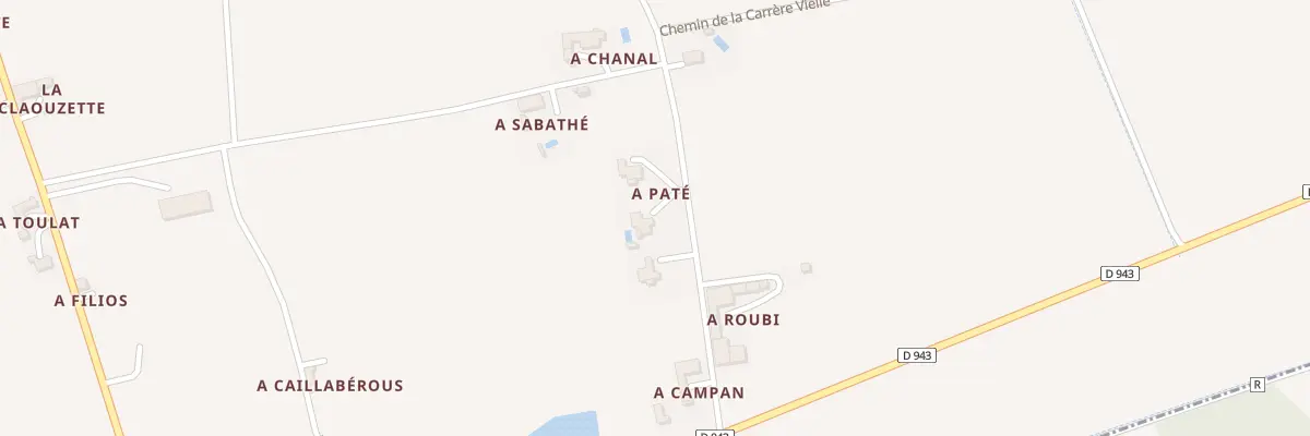 Plan du 5000 A Caillabérous à Armentieux