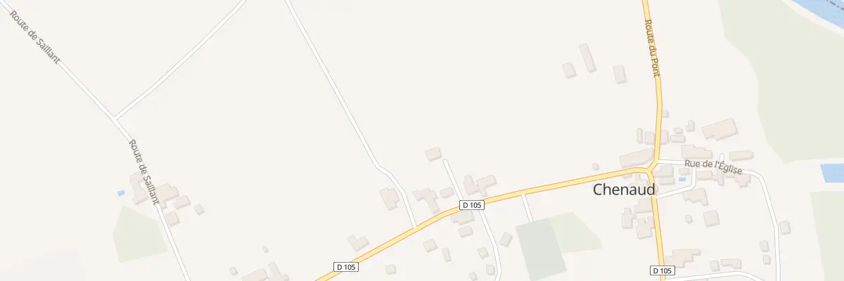 Plan du 1021 Chez Ragot à Parcoul-Chenaud