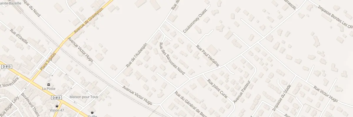 Plan du 4 Rue des baronnes nord à Sainte-Bazeille