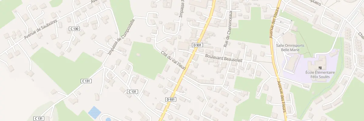 Plan du 2 Cite du Val Fleuri à Eauze