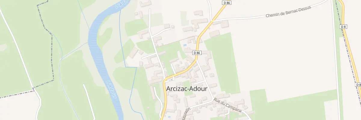 Plan du 185 Rue du 8 Mai 1945 à Arcizac-Adour