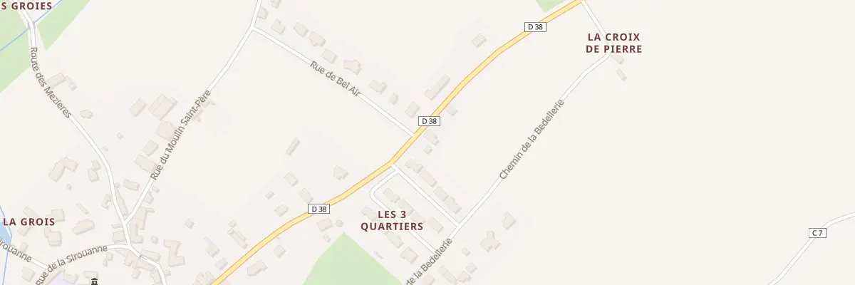 Plan du 12 Rue de St Jean d’Asse à Sainte-Sabine-sur-Longève
