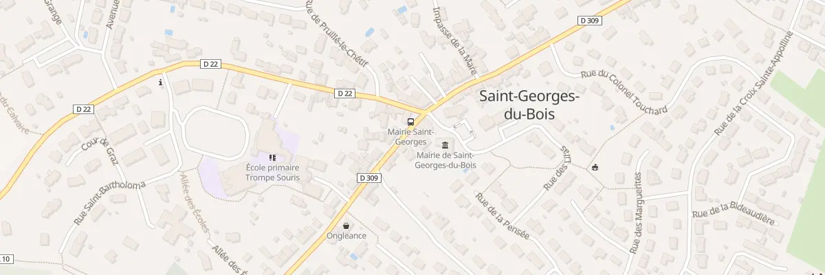 Plan du 5 Rue de Sablé à Saint-Georges-du-Bois