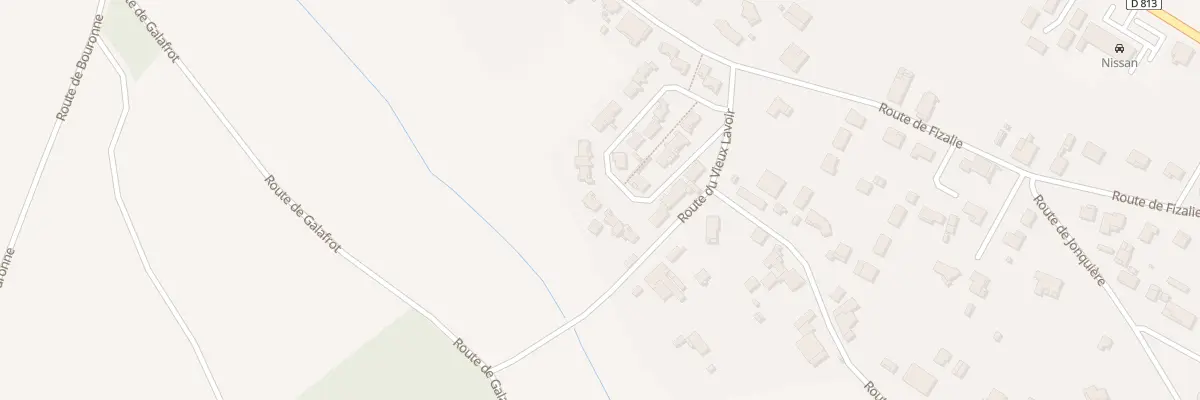 Plan du 836 La Geyre à Sainte-Bazeille