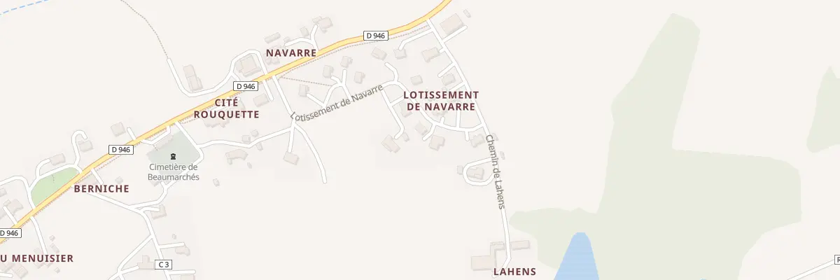 Plan du 5245 Lot de Navarre à Beaumarchés