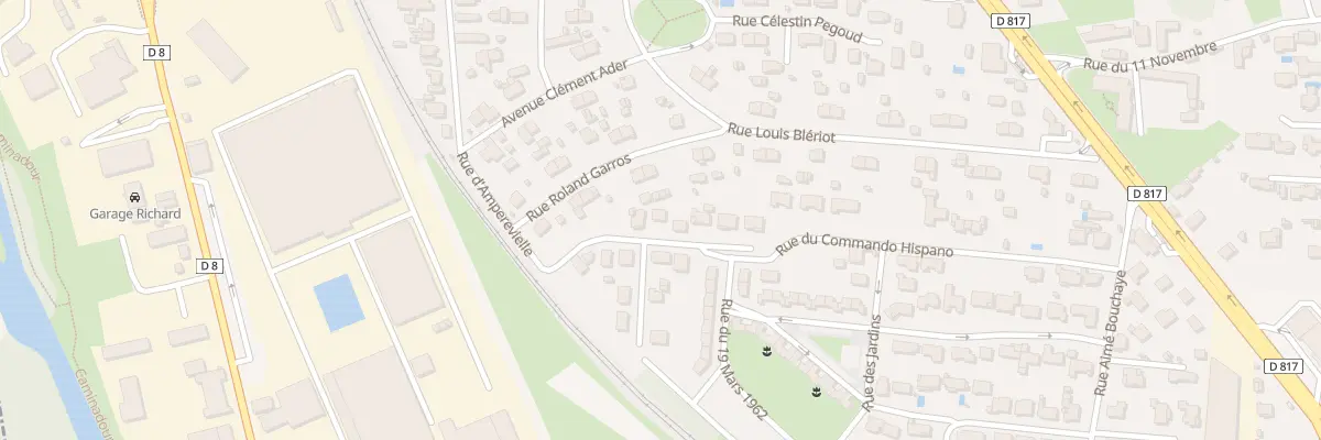 Plan du 6 Rue Commando Hispano à Séméac