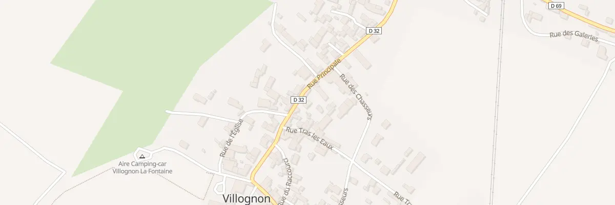 Plan du 9 Rue Principale à Villognon