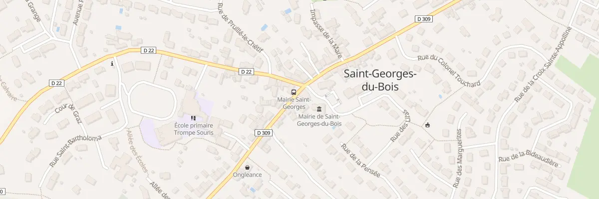 Plan du 3 Rue de Sablé à Saint-Georges-du-Bois