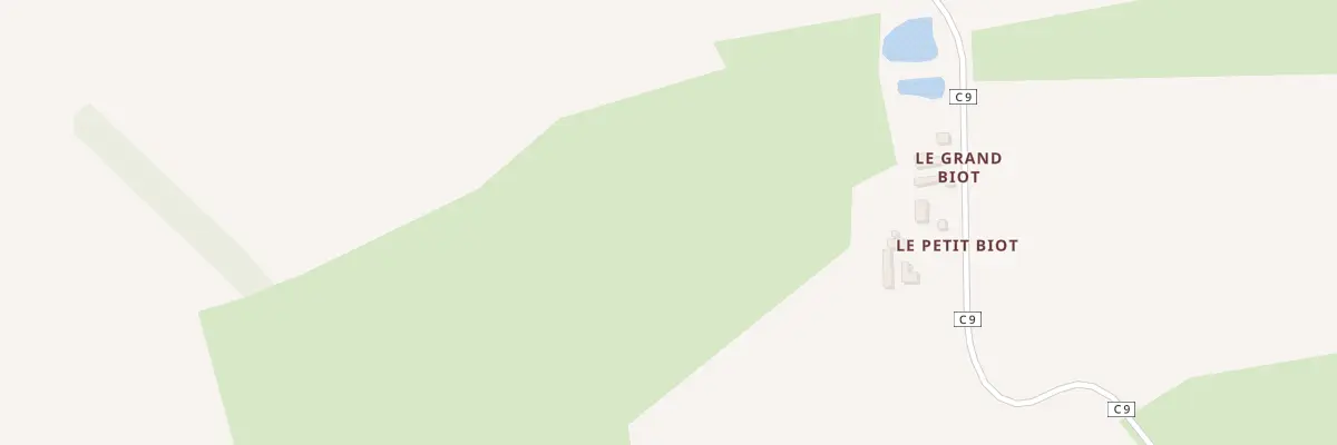 Plan du 2 Le Grand Biot à Aigné