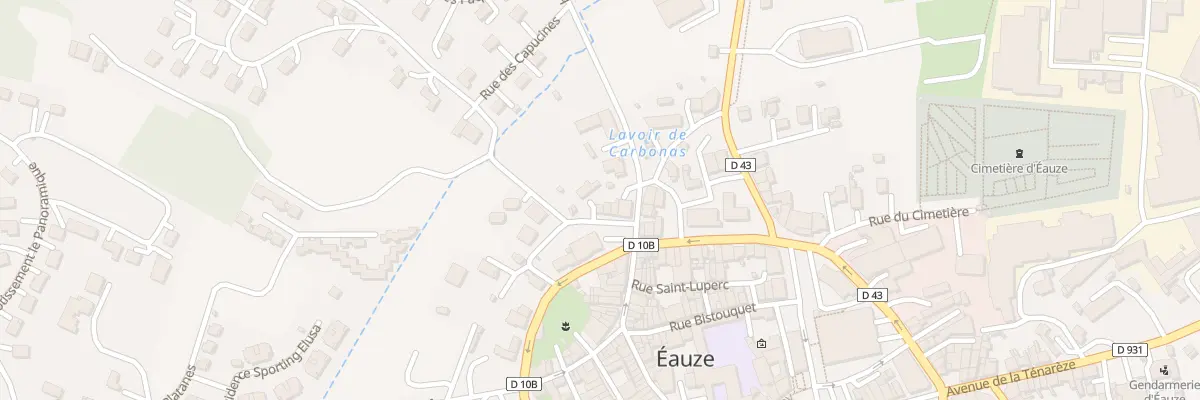 Plan du 6 Rue de la Fontaine à Eauze
