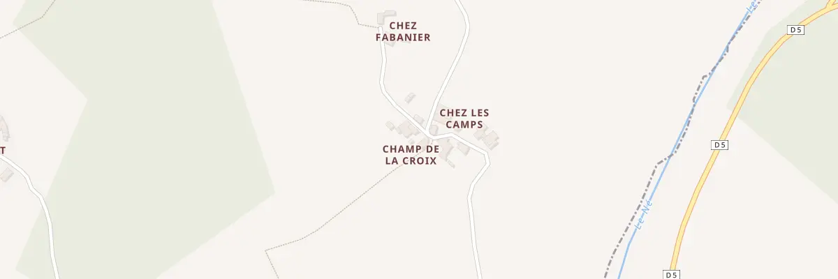 Plan du 3 Vge de Chez les Camps à Bécheresse
