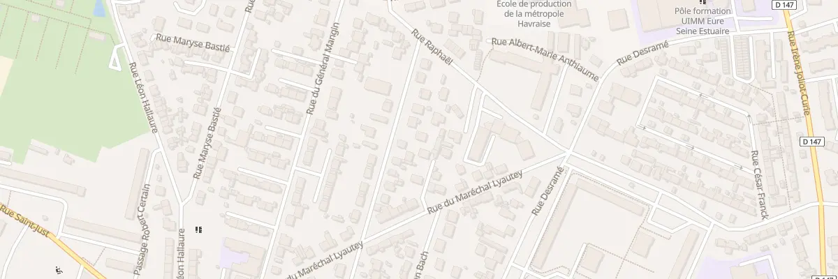 Plan du 56 Rue Henri Labbay au Havre