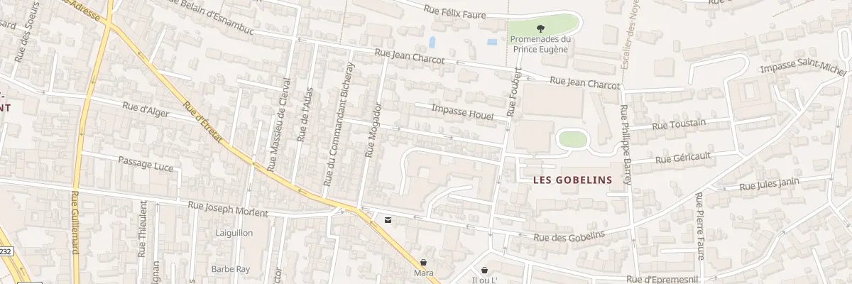 Plan du 24 Rue Félix Santallier au Havre