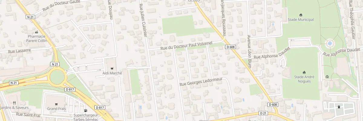 Plan du 15 Rue Albert Bernet à Séméac
