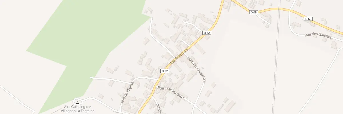 Plan du 1 Imp des Chambons à Villognon