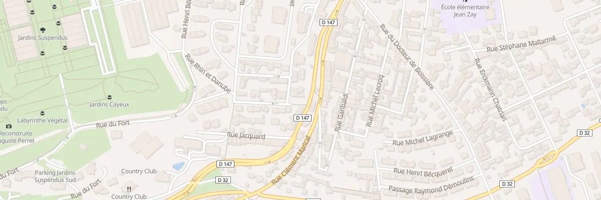 Plan du 2 Rue de la Côte Varin au Havre