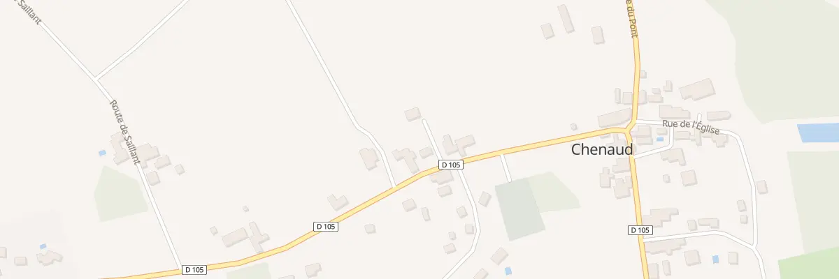 Plan du 1020 Chez Ragot à Parcoul-Chenaud