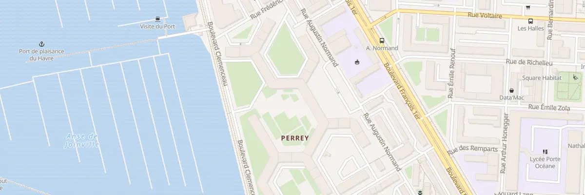 Plan du 70 Bd Clemenceau au Havre