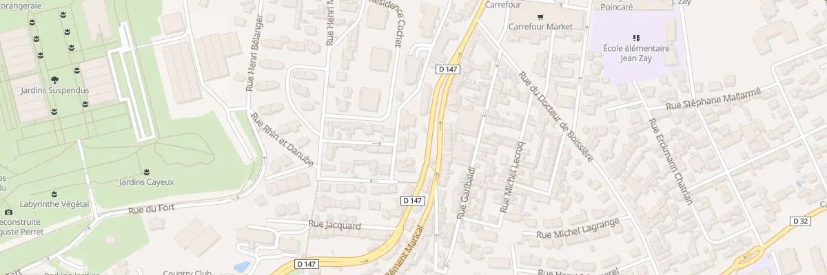 Plan du 71 Rue Cochet au Havre