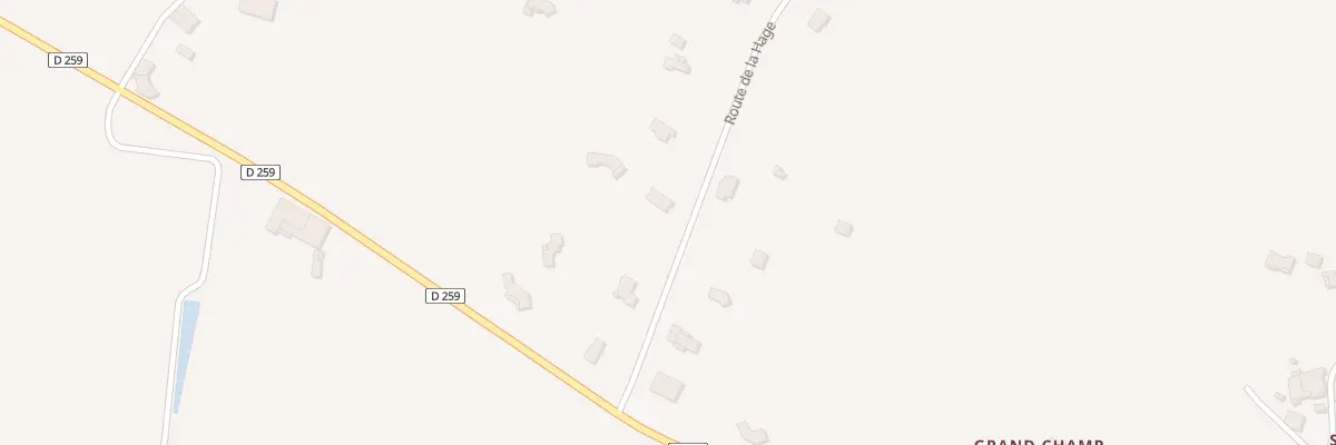 Plan du 167 Rte de la Hage à Lagupie
