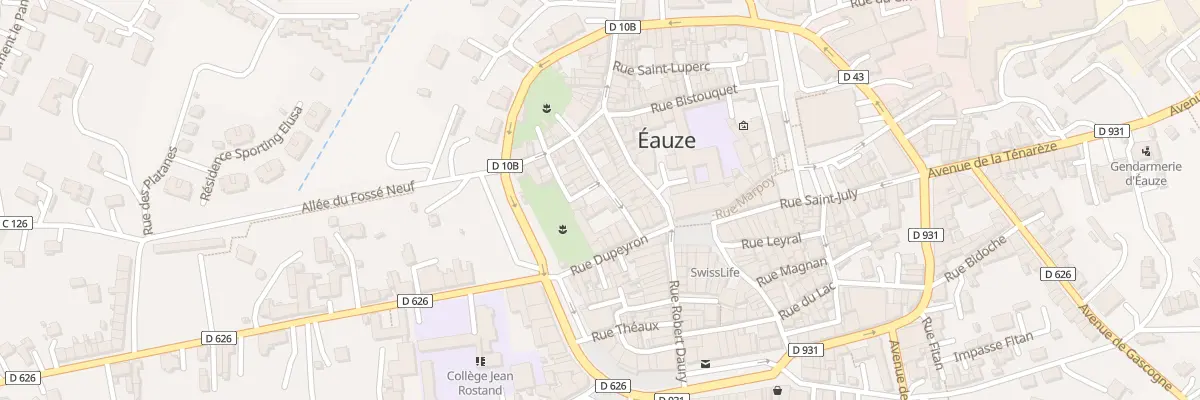 Plan du 5 Rue Leontine de Mibielle à Eauze
