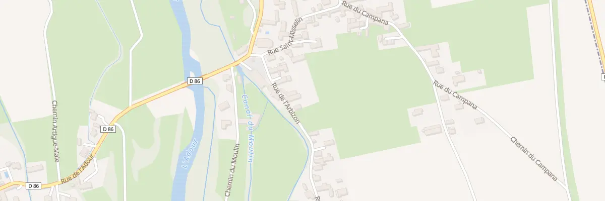 Plan du 85 Rue de l’Arbizon à Arcizac-Adour