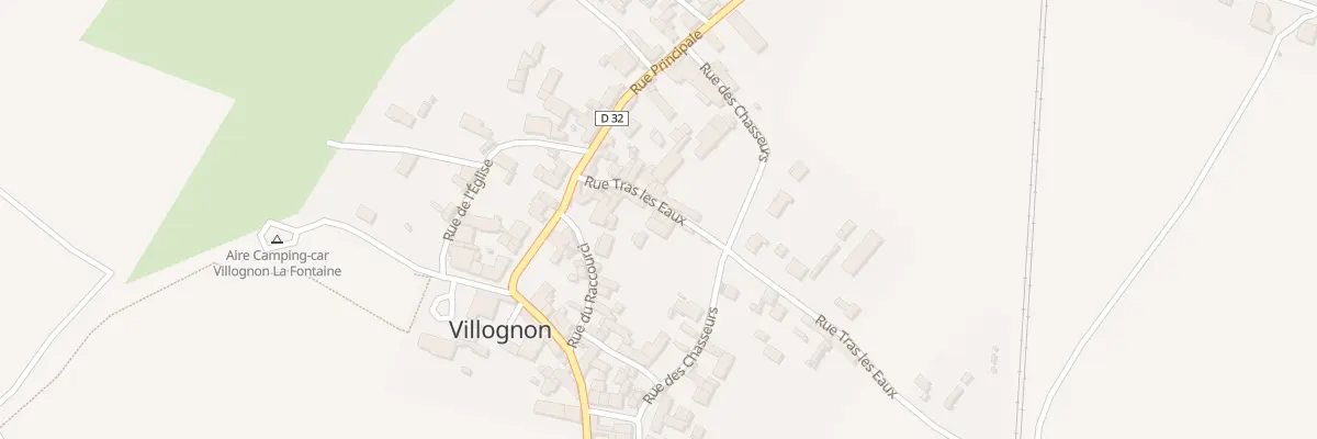 Plan du 6 Rue Tras les Eaux à Villognon