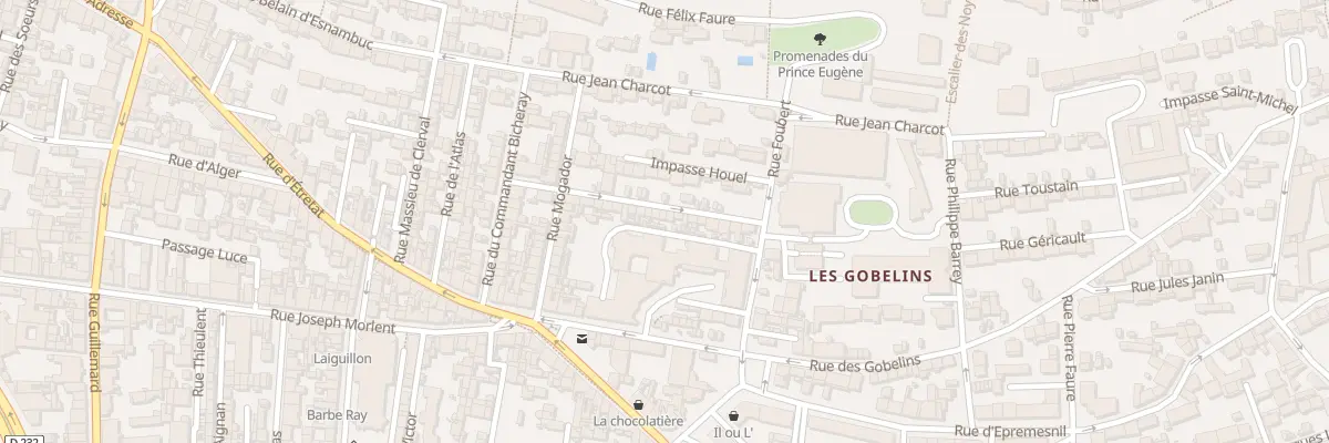 Plan du 30 Rue Félix Santallier au Havre