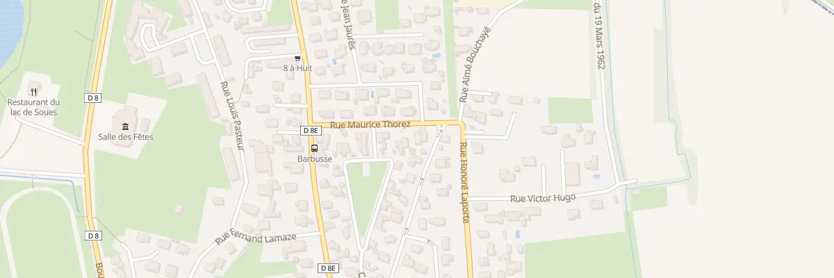 Plan du 19 Rue Maurice Thorez à Soues