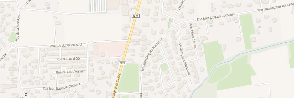 Plan du 41 Rue Jean-Jacques Rousseau à Aureilhan