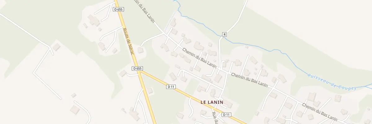 Plan du 330 Che du Bas Lanin à Casteljaloux