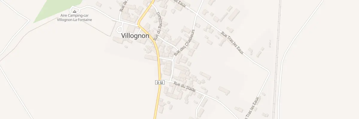 Plan du 23 Rue des Chasseurs à Villognon