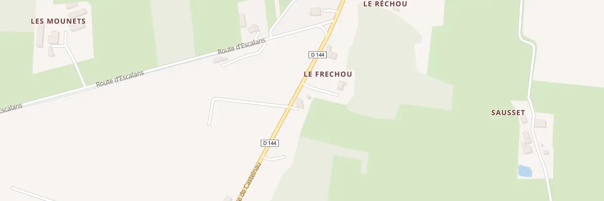 Plan du 5000 Le Frechou à Saint-Pé-Saint-Simon