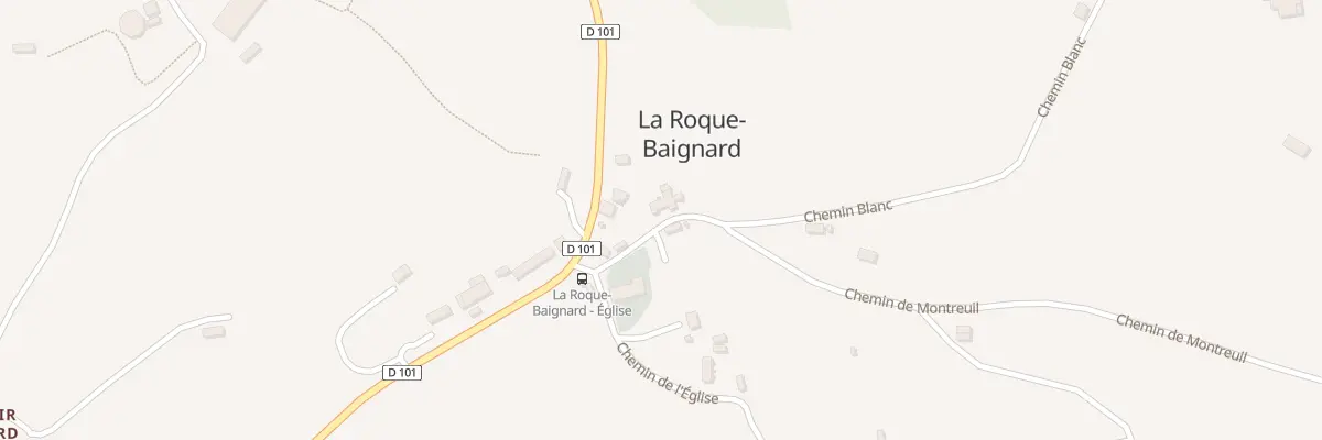Plan du 160 Rte de Formentin à La Roque-Baignard