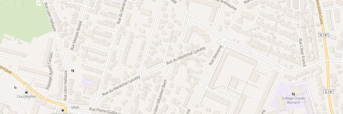 Plan du 31 Rue Mal Lyautey au Havre