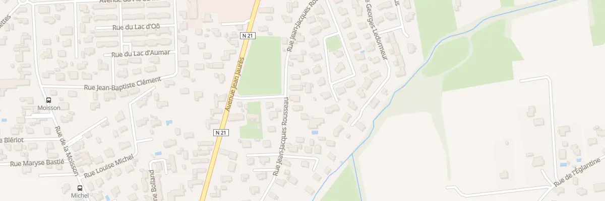 Plan du 42 Rue Jean-Jacques Rousseau à Aureilhan