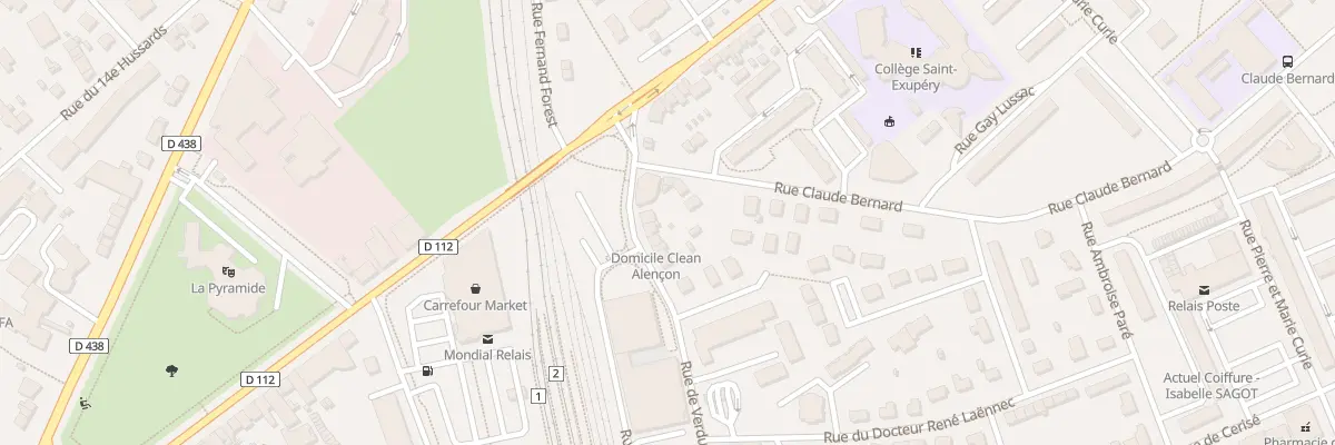 Plan du 64 Rue de Verdun à Alençon
